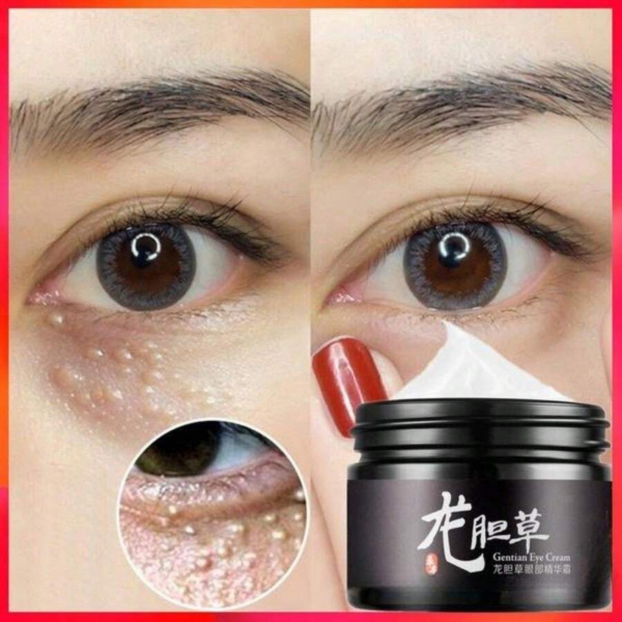 Newest Gentian Firming Eye Cream For Remove Dark Circles Eye Bags Fat Granule Anti-Wrinkle Firming Reduces Appearance Of Wrinkle