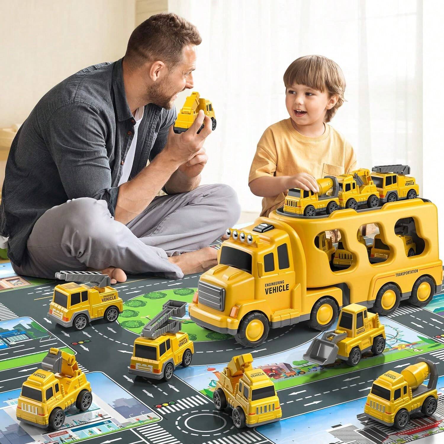 Truck Toys Car For 3 4 5 6 Year Old Toddlers Boys