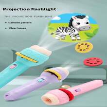 Projector Flashlight For Children With Slides, Early Education Sleeping Aid Toy, Suitable For Birthday Gifts