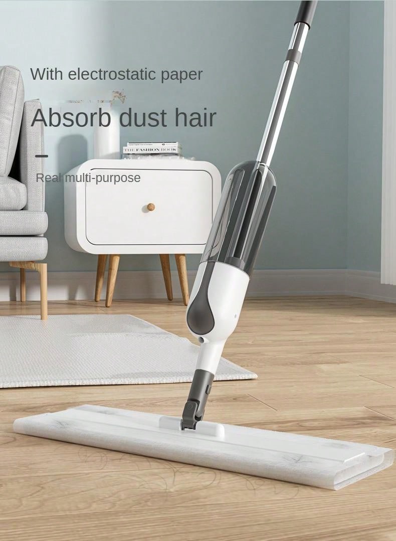 Hands-free Spray Mop With Reusable Microfiber Pads