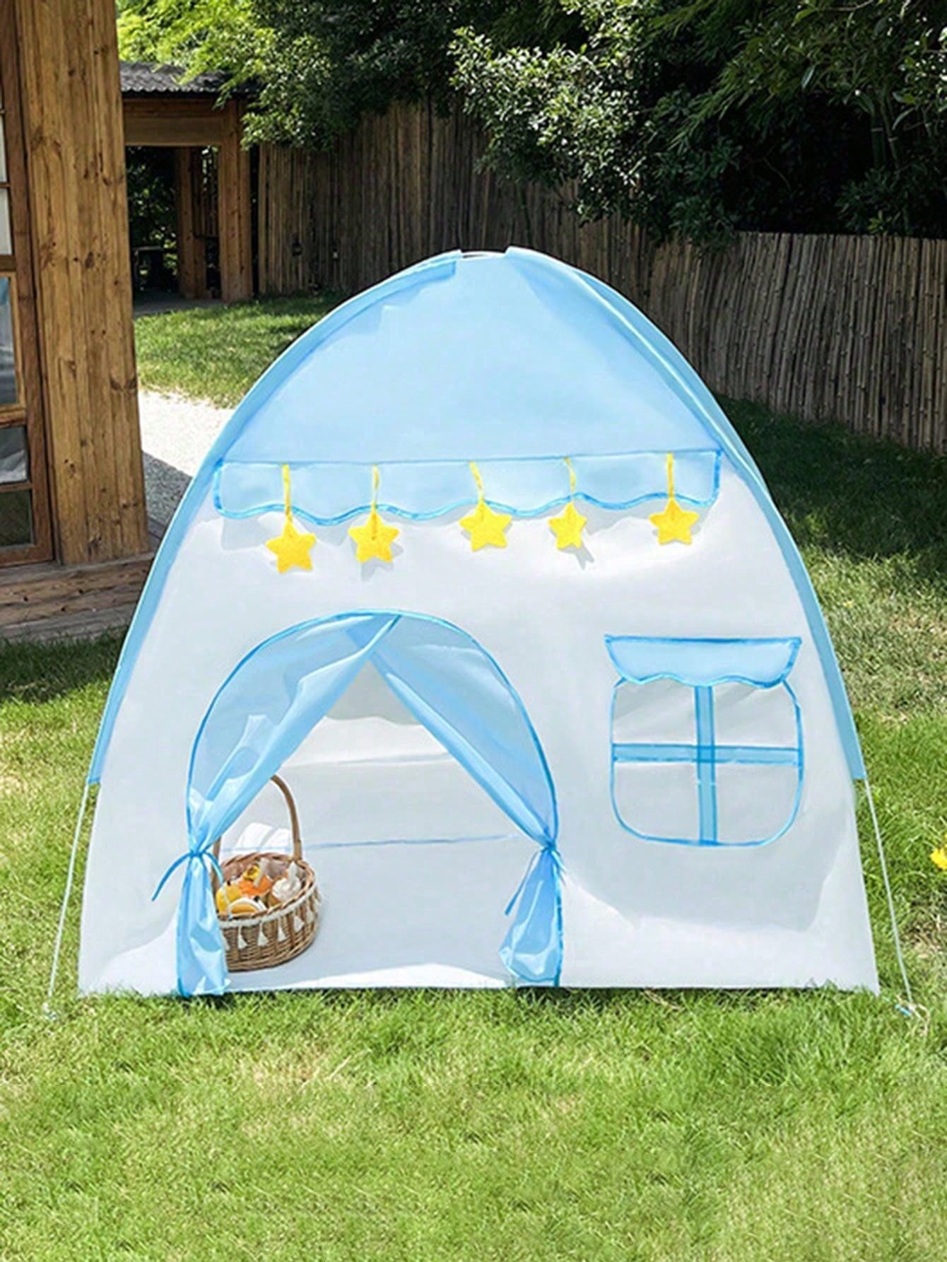 1set Children's Tent Baby Room Playhouse For Boys And Girls Outdoor Toys For Kindergarten