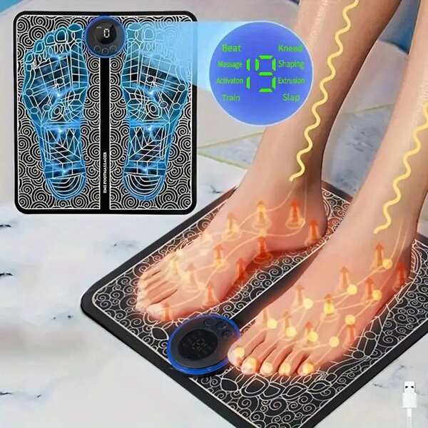 Rechargeable Electric Foot Massager Pad