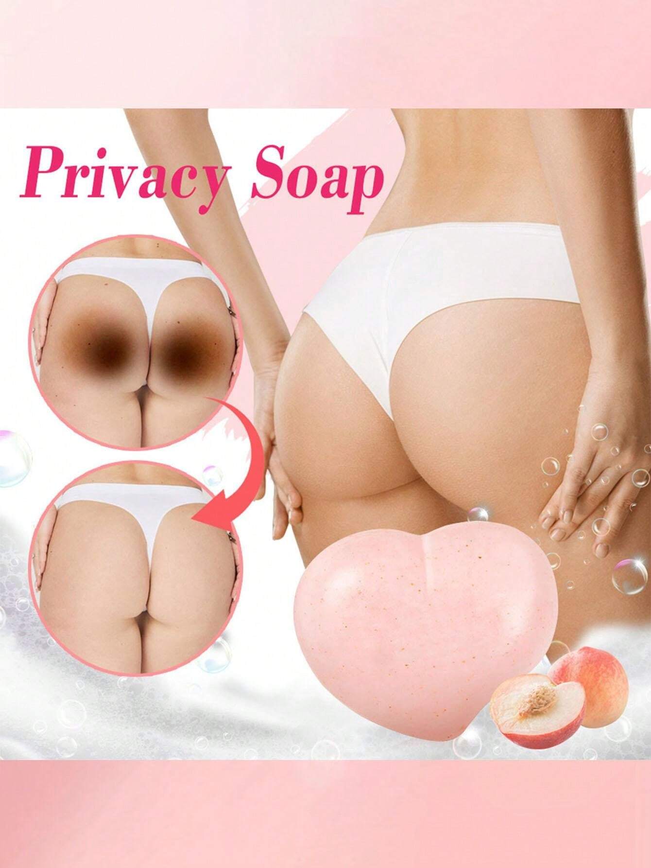 1pc Peach Soap, Moisturizing & Glowing Fragrance Soap, Handmade Facial & Body Cleansing Soap, Deep Clean Pores, Control Oil, Smooth & Soften Skin