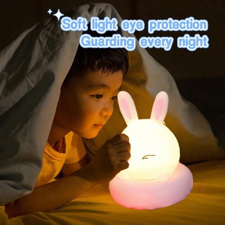 1pc Touch Sensor Funny Expression Charging Night Light