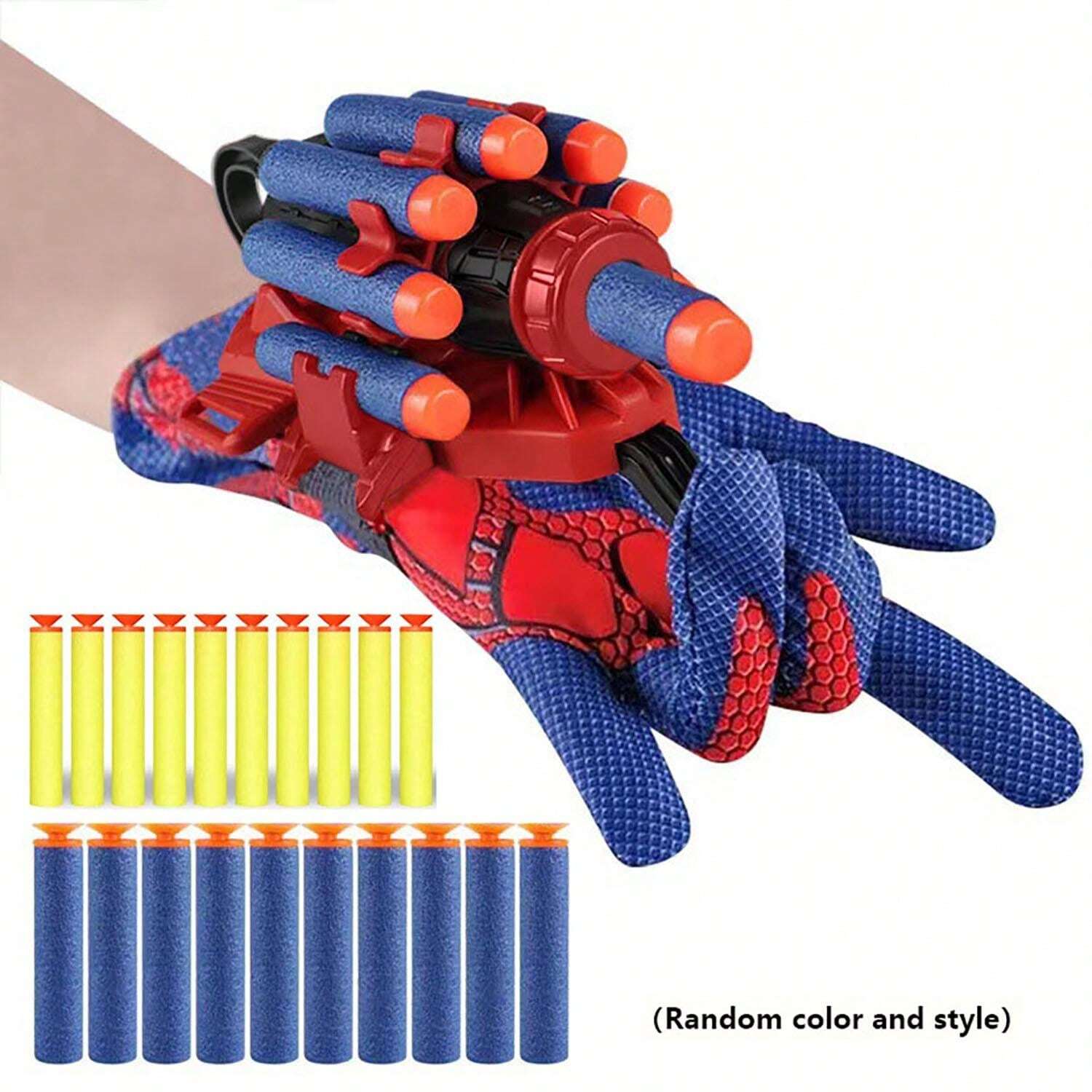 Spider Silk Shooting Game Toy Gun - Safe And Imaginative Fun For Kids Aged 6-8, Perfect For Festival Gift (Random Color)