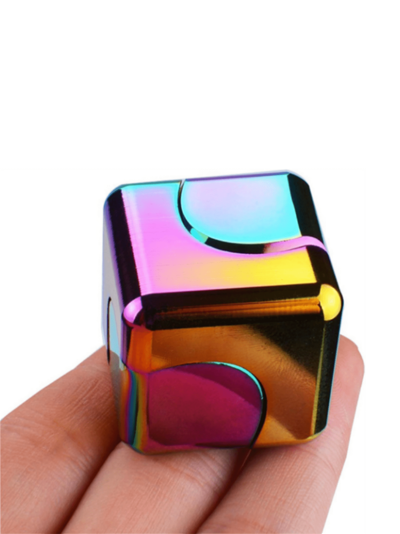 Toys Cube Adults, Metal EDC Figetsss Cool Desk Gadgets Office Toys Small Anxiety Figette Sensory Toy, ADHD Tools Fingears Figet Stress Relief Gift For Kid Girl Teens Men